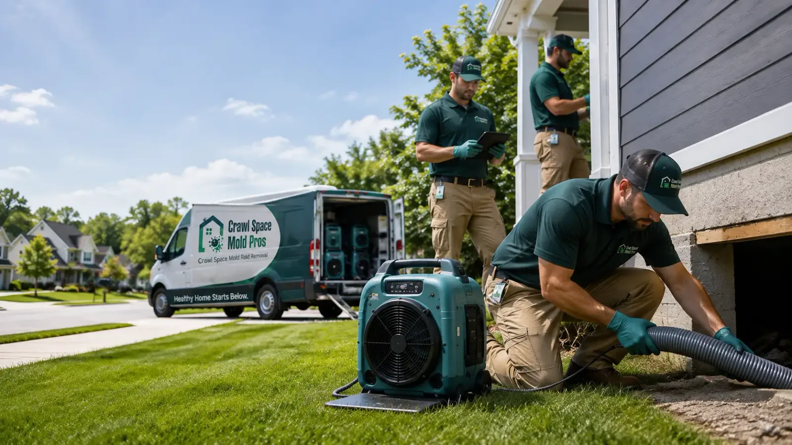 Crawl Space Mold Removal in Orangeville, UT